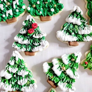 Christmas Tree Sugar Cookies