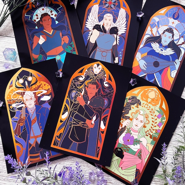 Critical Role Stained Glass Window prints
