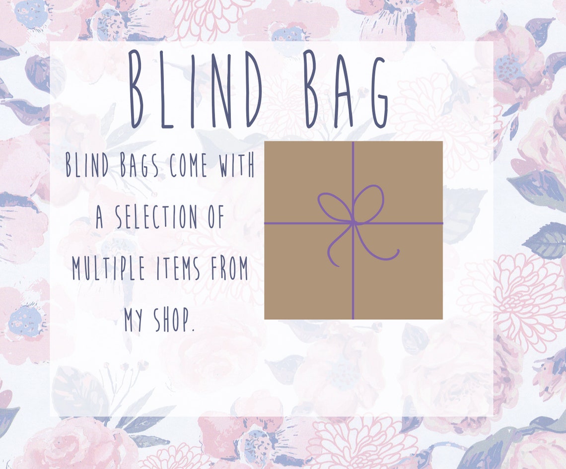 Blind Bag Etsy