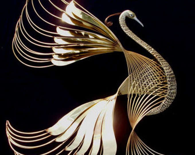 C. Jere Hollywood Regency Peacock Bird of Paradise Wall Sculpture ...