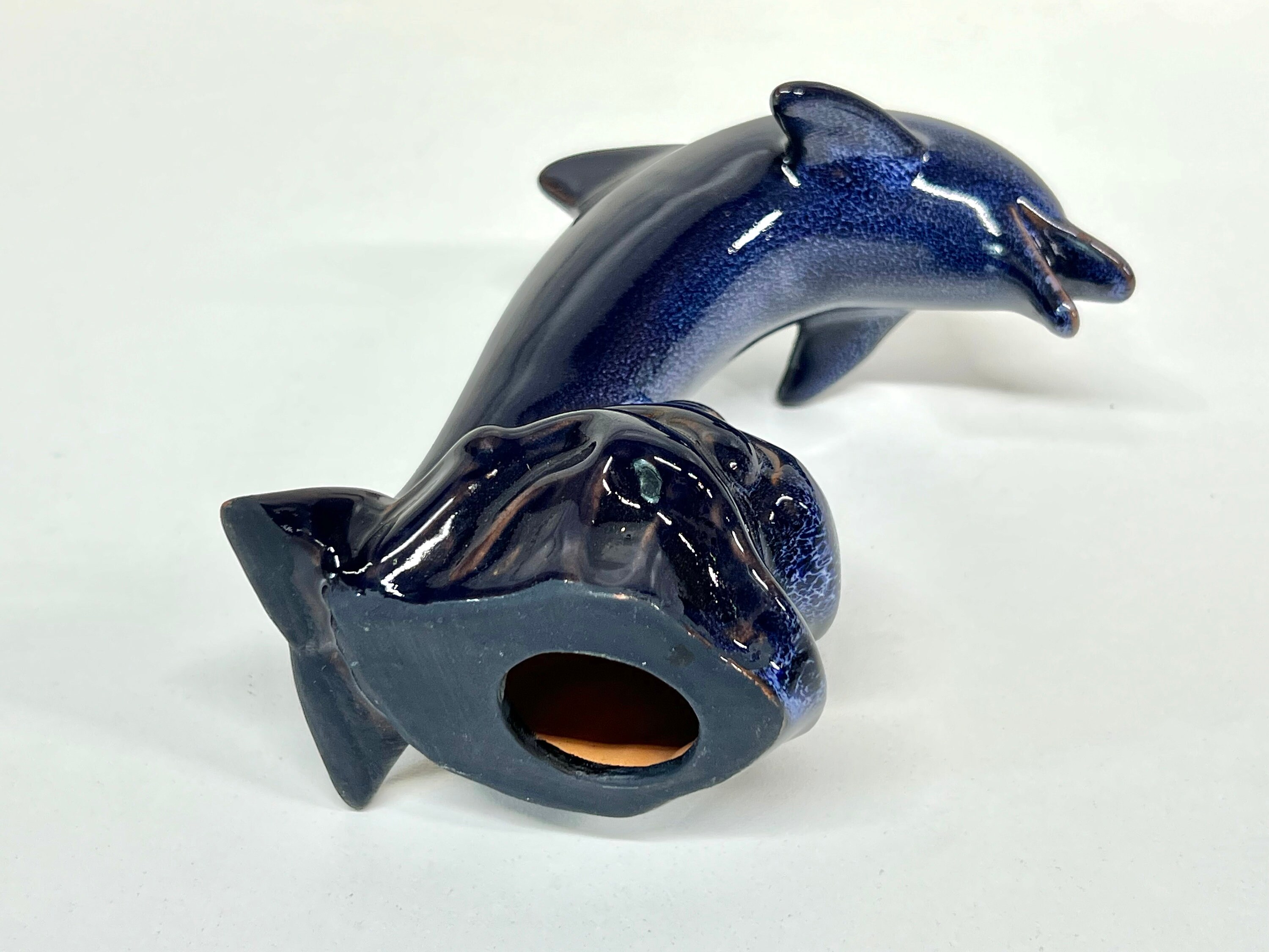 イルカの置物 - ブルーマウンテン陶器 - イルカの小像 - イルカアート