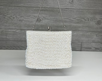 Vintage Handbag - Beaded Purse - Wedding Accessories