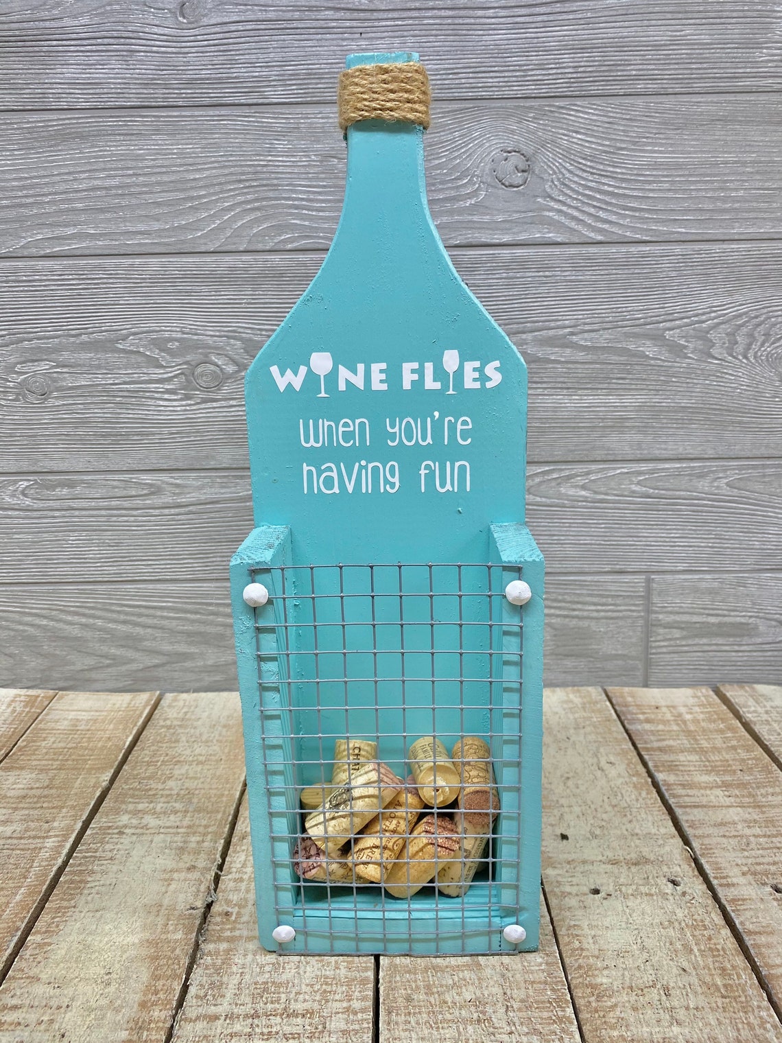 Wine Gifts Wine Wall Decor Bar Accessories Wine Cork Etsy