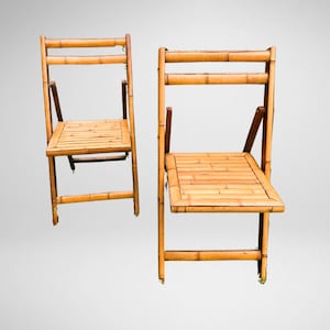 Bamboo Chair - Wood Folding Chairs - Bamboo Folding Chair - Wood Chair - Collapsible Chairs - Stacking Chairs