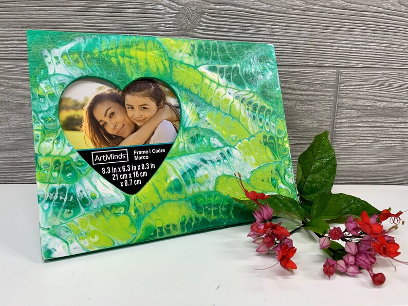 Heart Frame Artistic Heart Frame Handmade Original Art Etsy