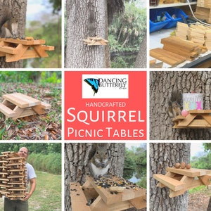 Squirrel Feeder Picnic Table