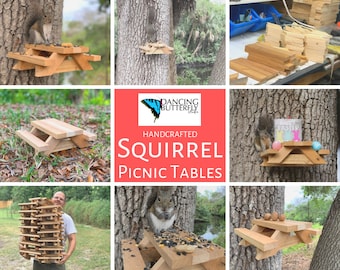 Mesa de picnic Squirrel Feeder