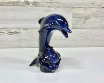 イルカの置物 - ブルーマウンテン陶器 - イルカの小像 - イルカアート