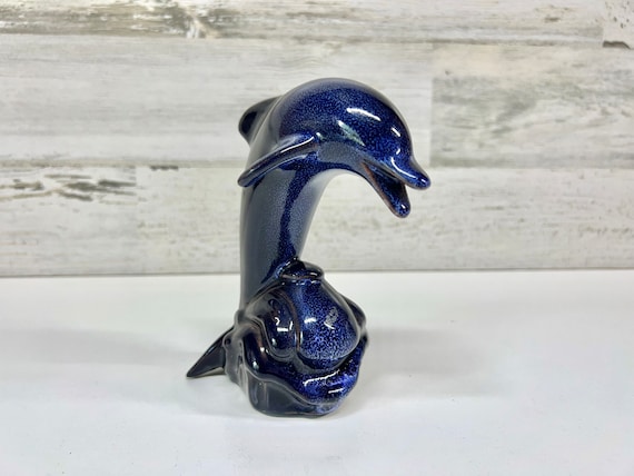美術品・アンティーク・コレクション Blue Mountain Pottery イルカ