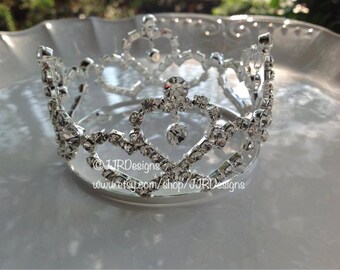 Newborn Tiara- Tiara- Full Crown-  Tiara Headband- Full Crown- Newborn Full Crown- Toddler- Child