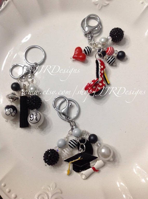 Wizard Keychain- Graduation Gift- Graduation Present-Harry Keychain- Potter Keychain Il_570xn