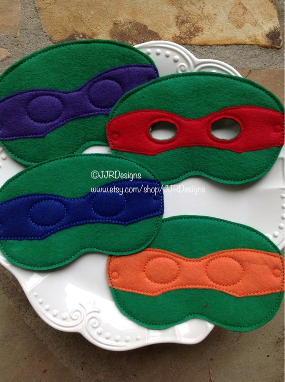 Turtles Masks- Teenage Turtles Masks- Turtles Masks- Ninja Masks Il_570xn