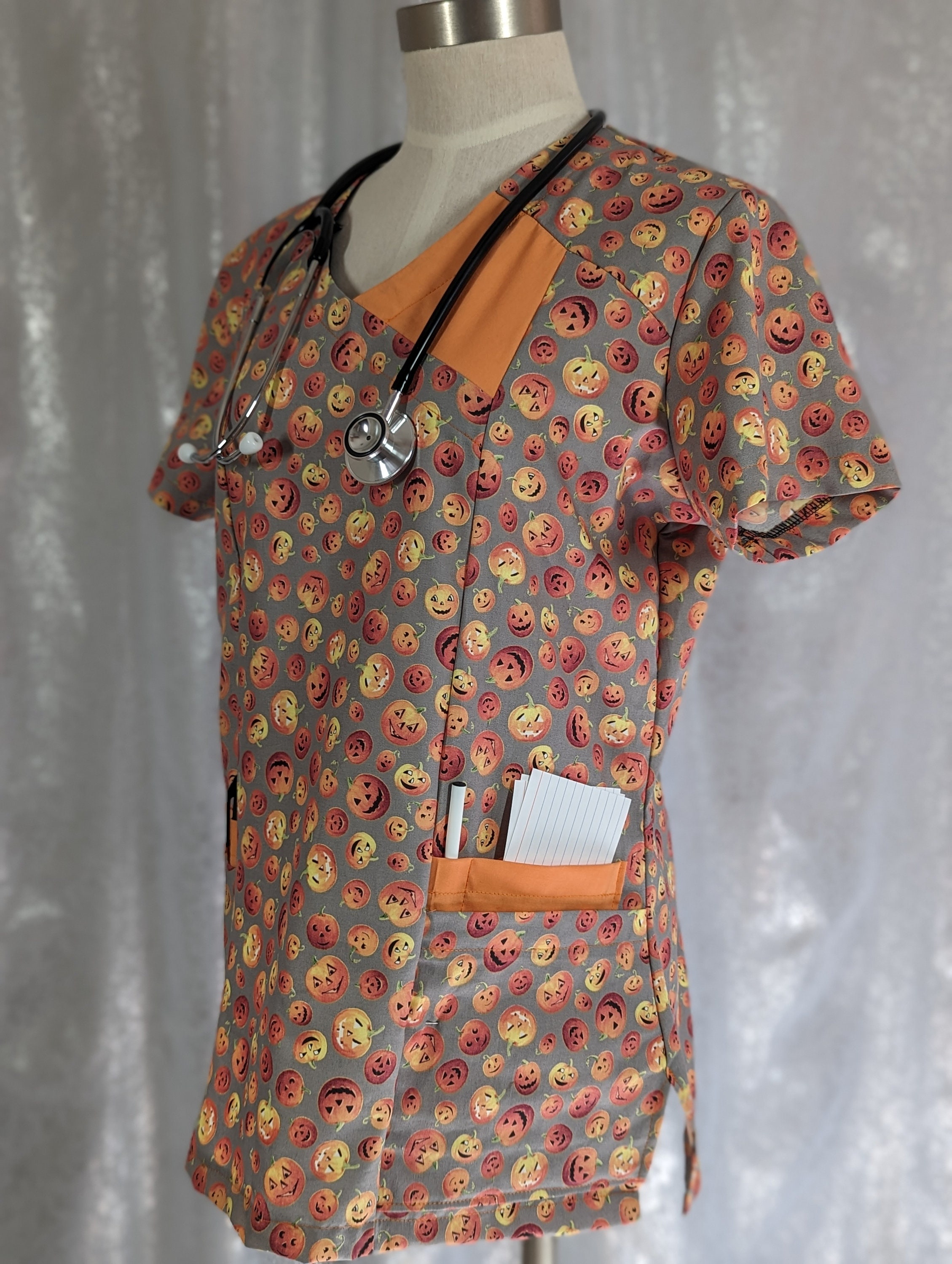 Mens Pediatric Scrub Top