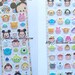 Disney Tsum Tsum stickers sheet with Mickey, Minnie, Donald... for scrapbooking, stationery, decoration... - 5 different designs
