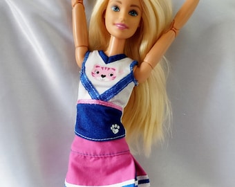 Barbie Fashionista Sporty "Cheerleader Exercise" Gift set - Mattel - Vêtements - Chaussures