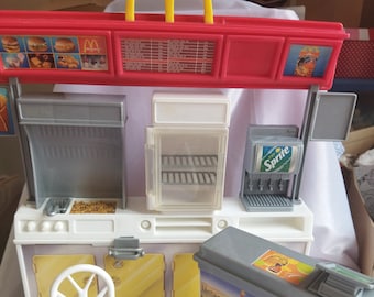 Barbie mcdonalds top restaurant playset