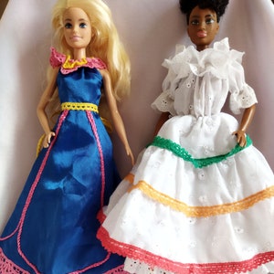 Vestidos de viaje de Barbie - Bulgaria y México - RBA - Ropa