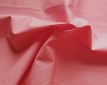 Retazo de popelina de algodón - 50 x 50 cm - rosa sandía