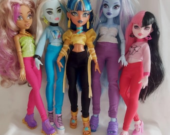 Leggings pants for m high dolls - 5 sizes - 9 colors - Collection Basics
