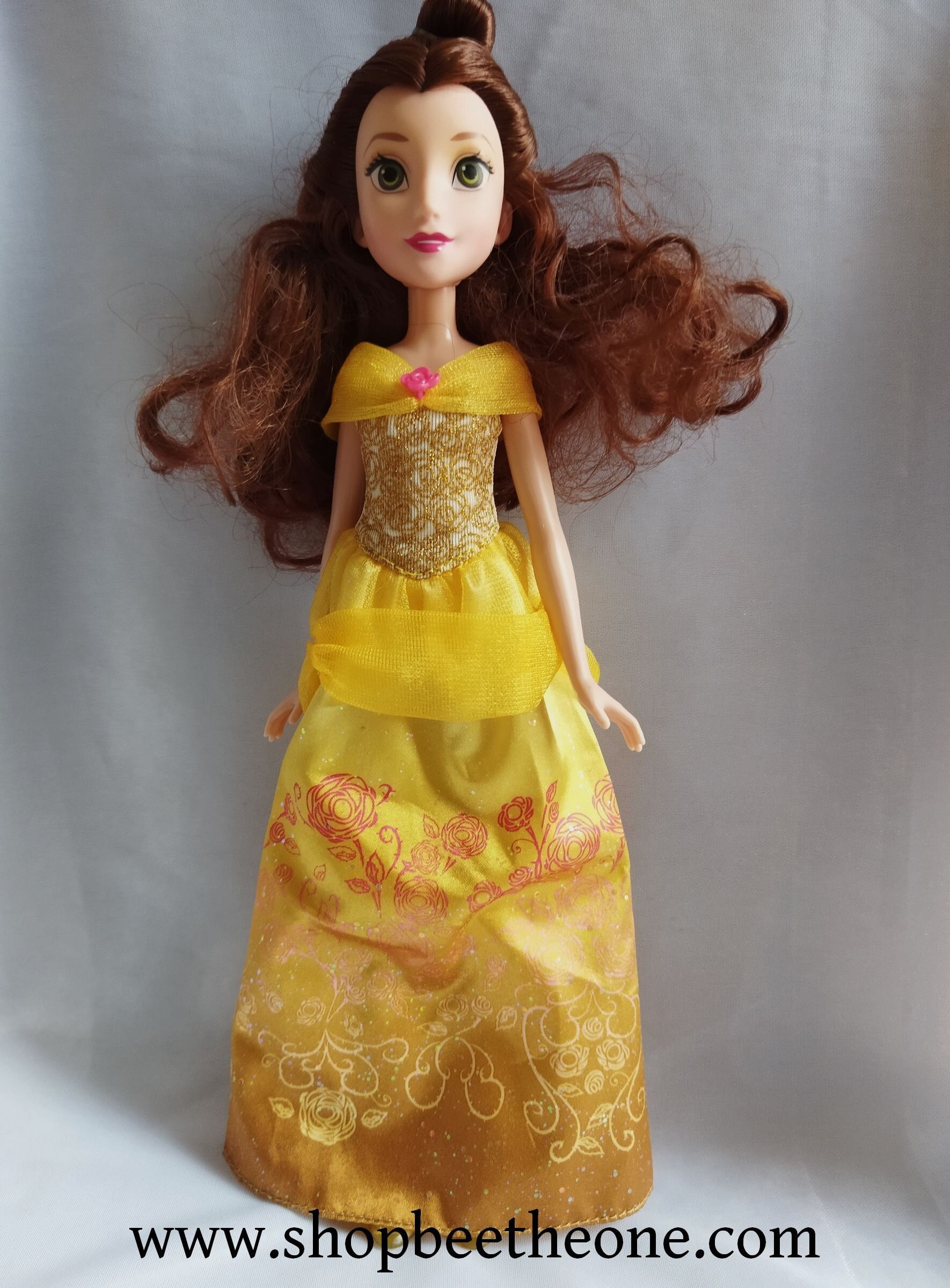 POUPÉE TÊTE PORCELAINE petite fille rousse cheveux long 46cm robe gilet ours EUR 49,00 - FR