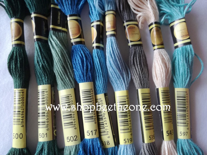 3 x 8 mètres DMC Threads Très acajou foncé 300