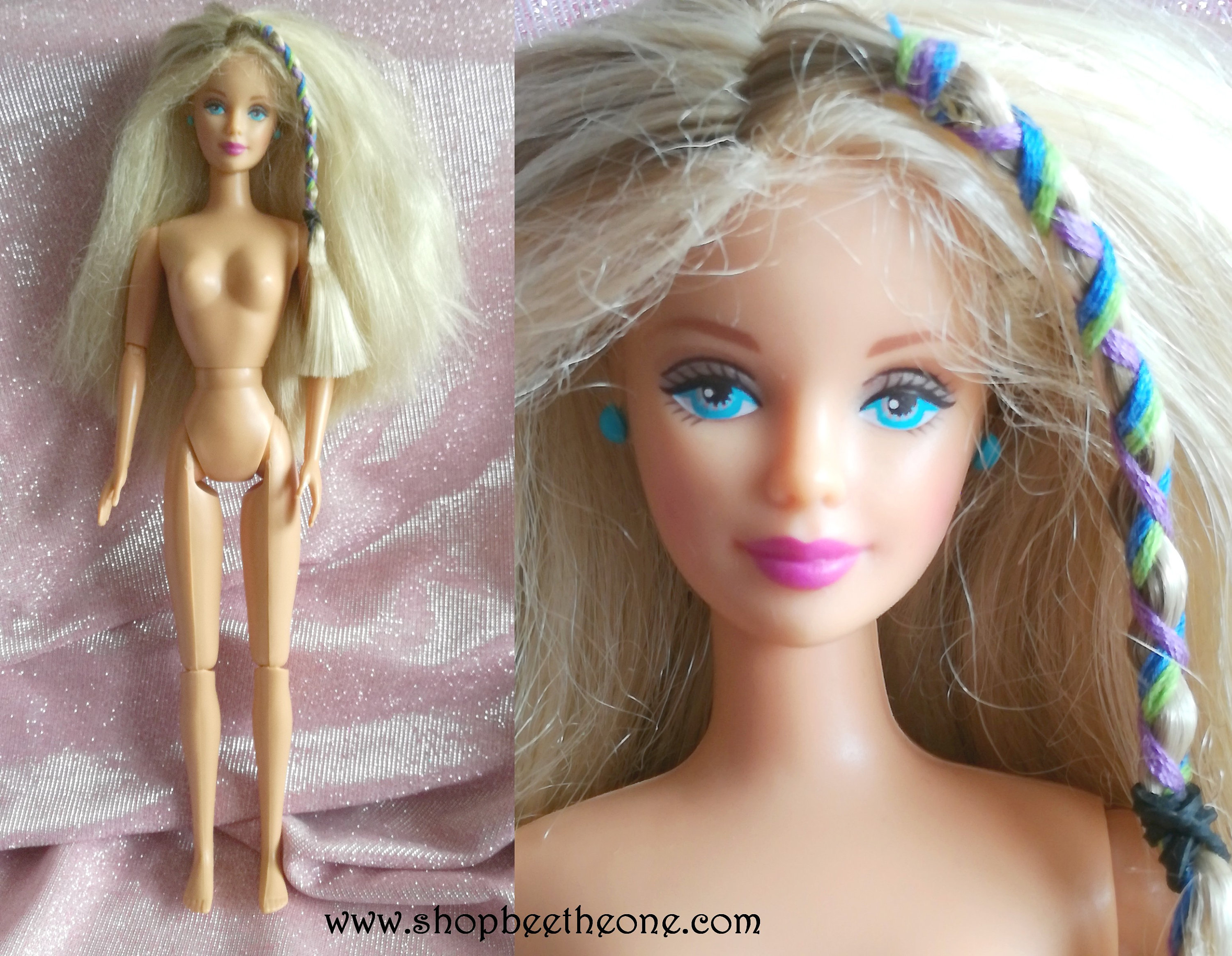 Assimilatie Buiten grond Barbie Tie Dye Mattel 1998 Nude Doll - Etsy Hong Kong