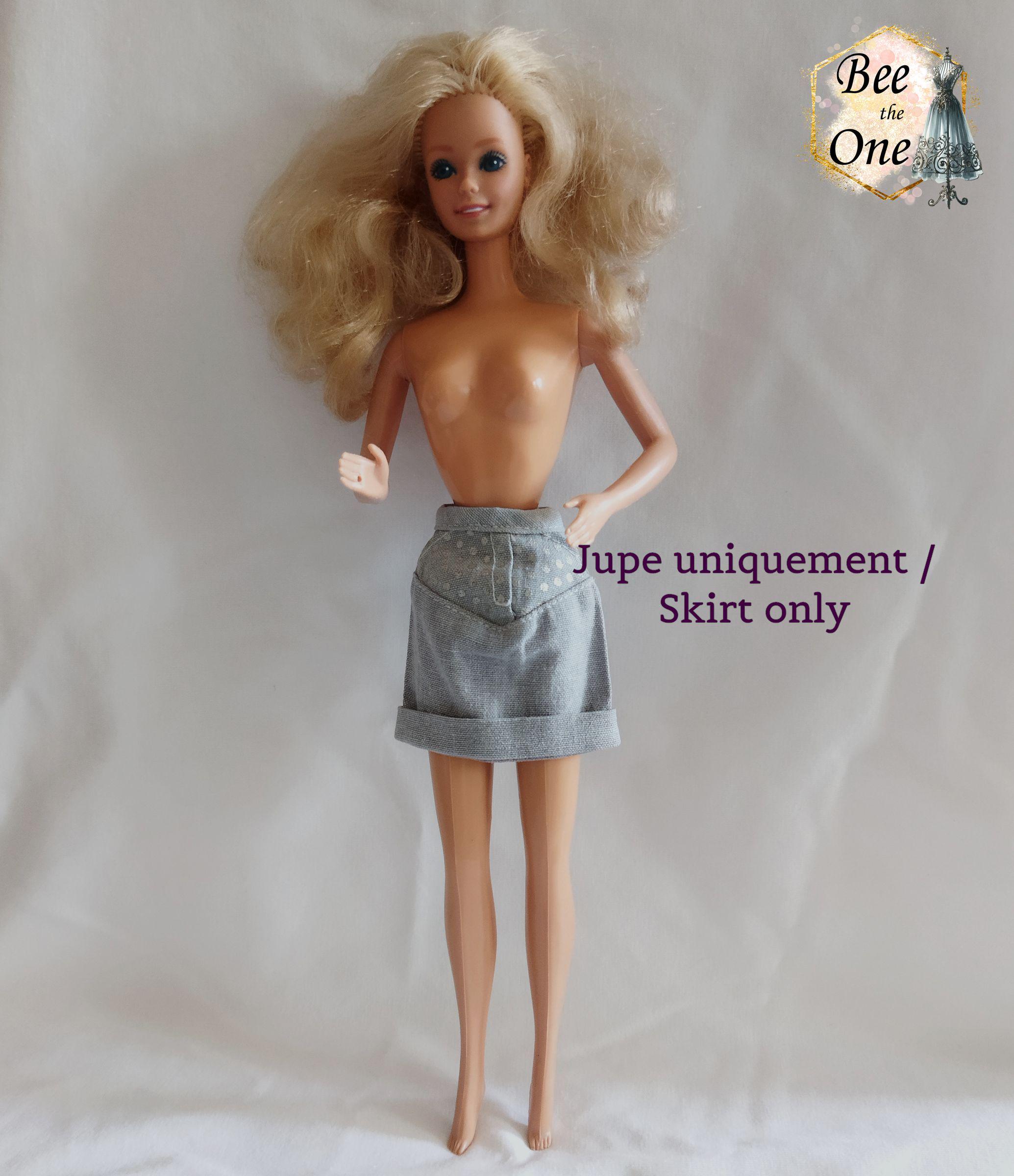 Poupée Barbie Mattel 1380 Modespass Promenade, robe bleue, chaussures bleues pailletées, neuves dans la boîte, 1988