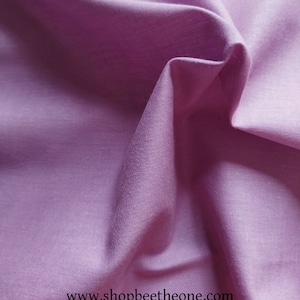 Cotton batiste coupon - 25 x 25 or 50 x 50 cm - mauve
