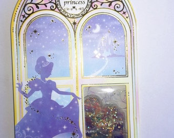 Fairy tale Cinderella "cristal" stickers set for scrapbooking, stationery, decoration...