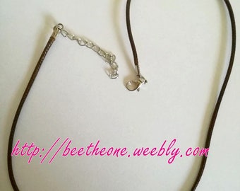 Collana Cordino Cotonato Cera 43.5 Cm – Fettuccia Nera Per Gioielli, Spessore 1.5 Mm - Foto 3