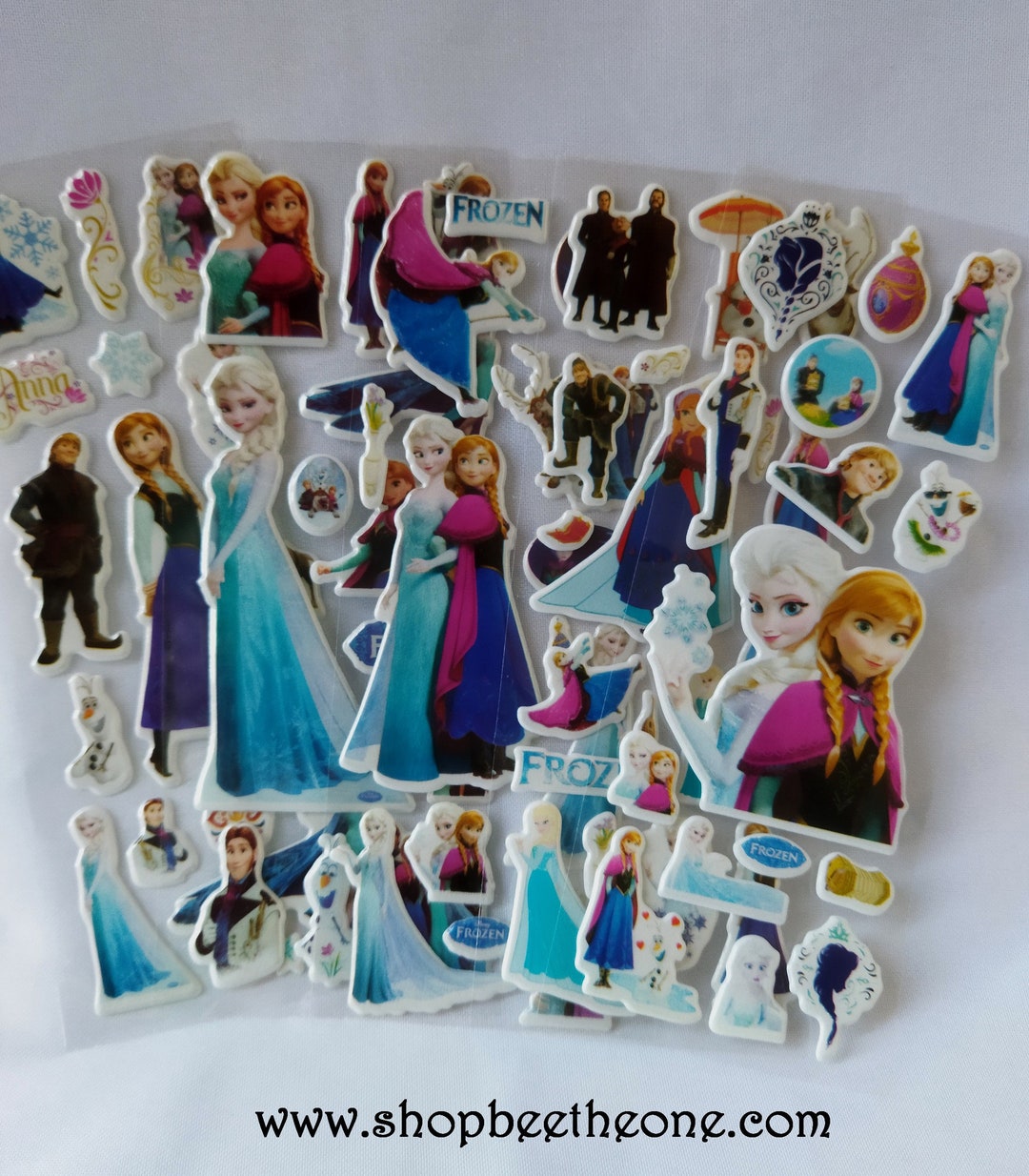 Frozen Embossed Sticker Sheet - 5 Designs - Etsy