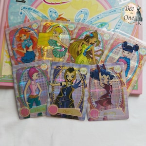 Cartas del juego de cartas coleccionables Winx Club "Fairy Wonderland" Serie 1