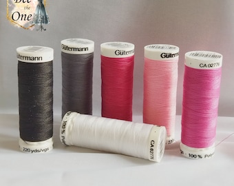 Bobine de Fil pour tout coudre Gütermann - 200 m - 6 coloris