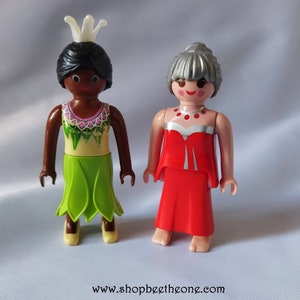 Fairies and Knights Collection - Playmobil - Klicky Green Fairy and Red Fairy Figure