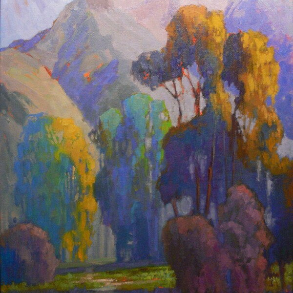 San Gabraiel Mountains California. American impressionism.  1600 Dollars  Or Best Offer