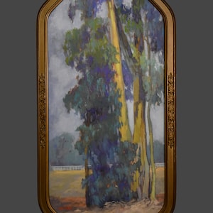 Ojai California Eucalyptus  Impressionist landscape
