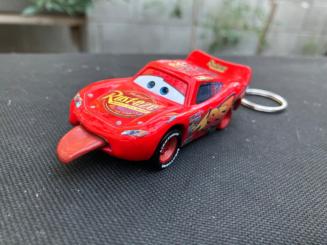 Disney CARS Lightning Mcqueen Keychain part 2 Etsy