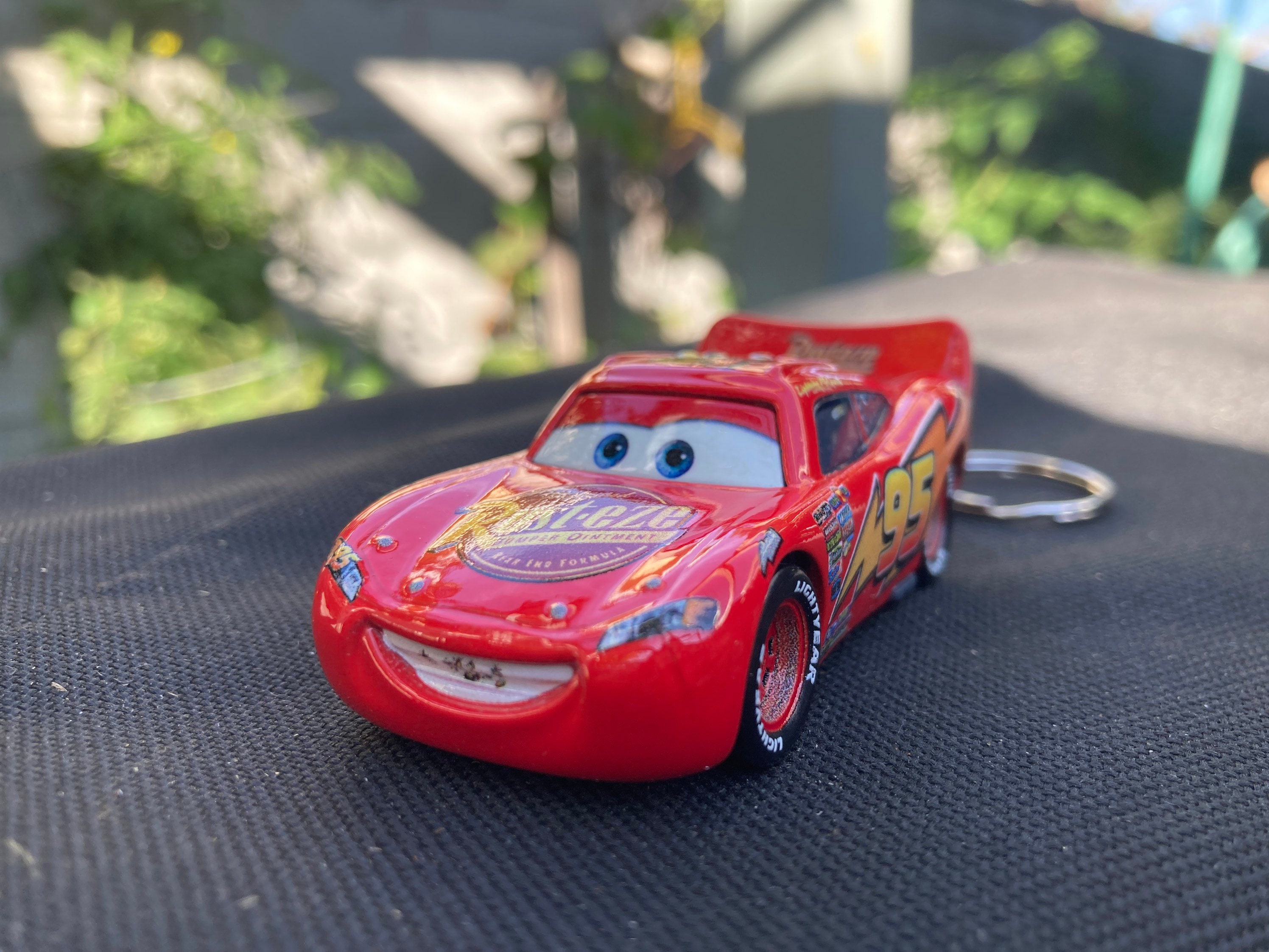 Disney CARS Lightning Mcqueen Keychain Etsy UK