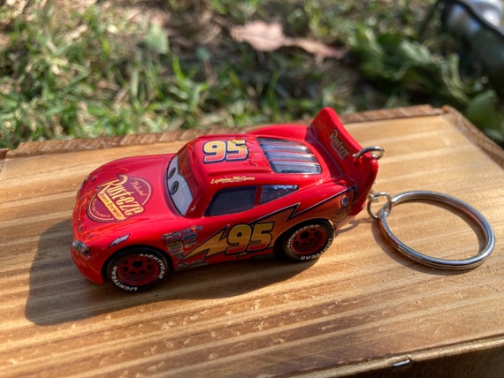 Disney Cars Series 3 Lightning McQueen with Cone Diecast Car