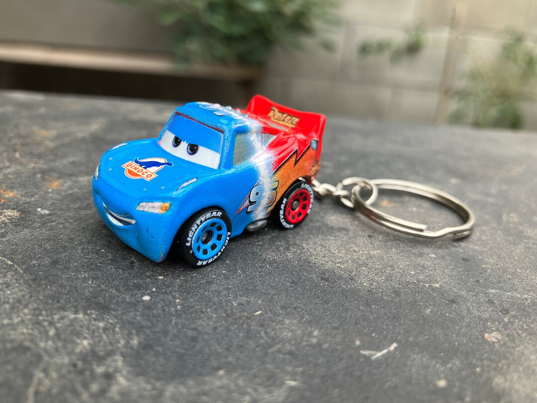 MINIS Lightning Mcqueen Keychain Etsy