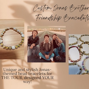 Custom Jonas Brothers Friendship Bracelets for The Tour