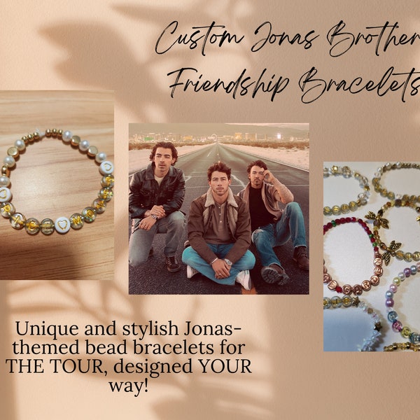 Custom Jonas Brothers Friendship Bracelets for The Tour