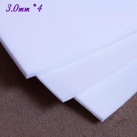Self-Adhesive Latex Sheet 3mm x 4pc: Shoemaking Cushion & Repair