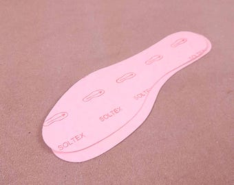 Paar zugeschnittene Einlegesohlenplatten – Schuhherstellungsmaterial für Einlegesohlen und Zwischensohlen