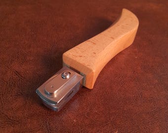 Stitching Clip Wood Tools Leather Stitching Pony Sewing Wire Thread Lacing Edge Polishing Belt Strap Clamp DIY Handmade Craft