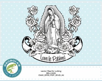 Download Virgin mary svg | Etsy
