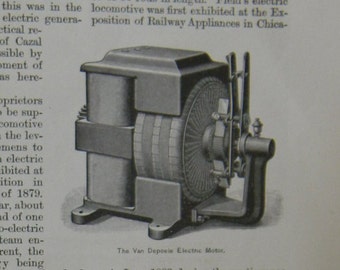 Publicación periódica auténtica de la época victoriana. Marzo de 1888. Revista Scribner's. Vol. III, n.º 3: "El motor eléctrico y sus aplicaciones".