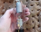 LARGE Vintage Vacuum Tube. NOS in Original Box. Never Used. Rare Part for Steampunk Maker Crafting. Army Navy GE Model GL8020 Radio Tube.