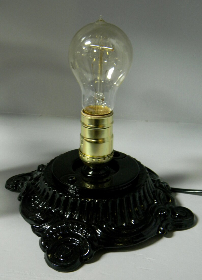 Antique Style Decorative Glass Dome Lamp. Vintage Art Nouveau Etsy