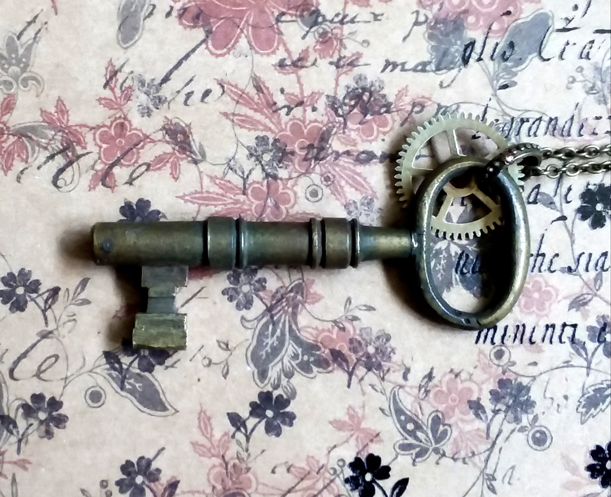 Elegant Antique Victorian Era Brass Skeleton Key | Etsy